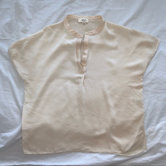 Wilfred Cream Silk Blouse - Picture 6 of 12